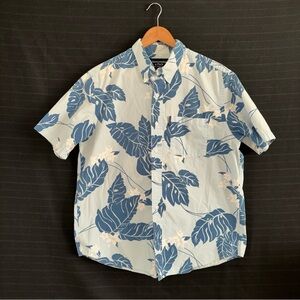 Vintage 2000s Abercrombie & Fitch Hawaiian Shirt Mens L Button Up Tropical Y2K